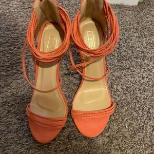 Yoki orange Heels